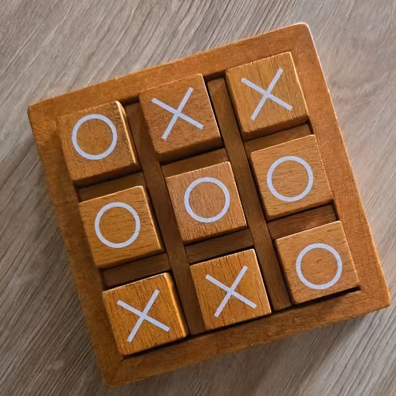 Wooden Tic-Tac