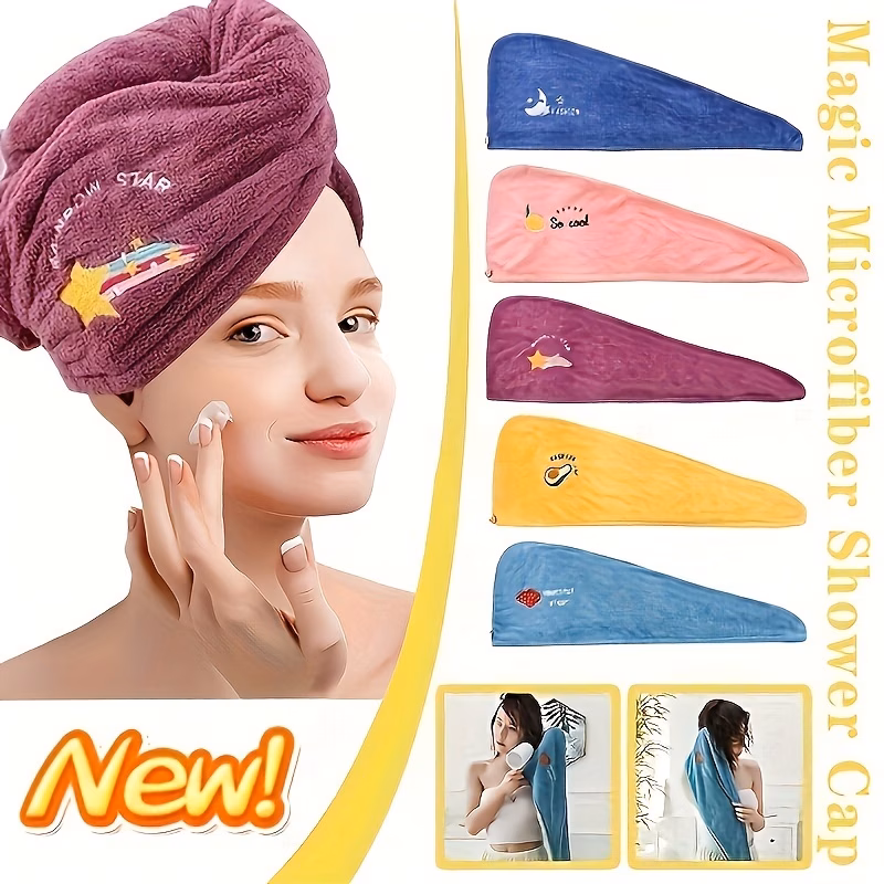 Magic Microfiber Hair Drying Towel