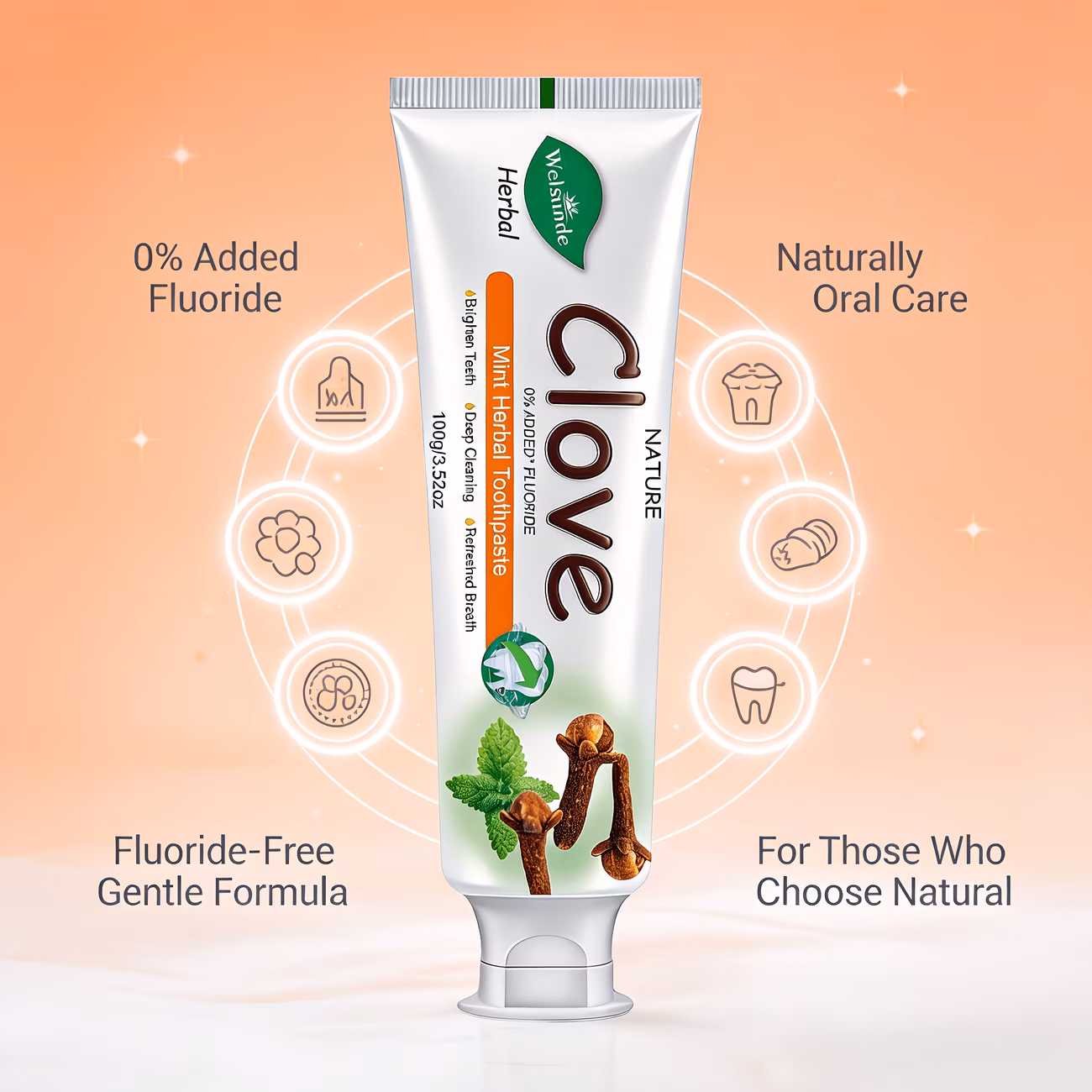  Clove Mint Herbal Toothpaste