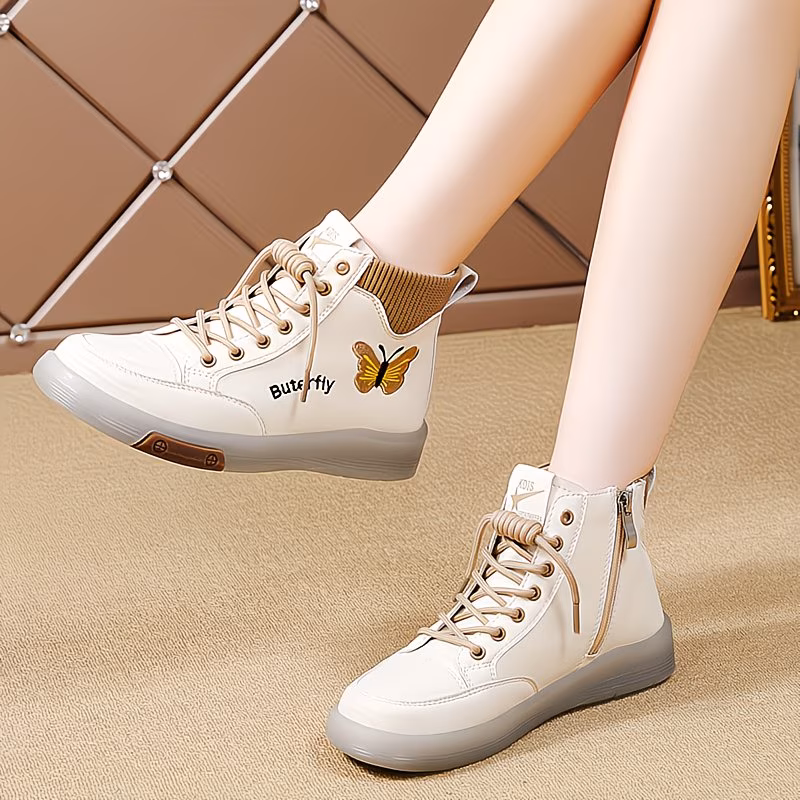 Top Ankle Booties with Side Zipper